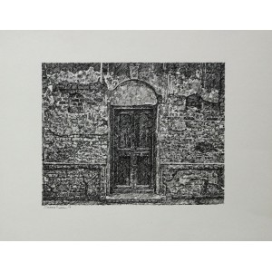 Zameer Hussain, untitled 12 X 15 Inch, Pen ink on paper, Cityscape Painting -AC-ZAH-021
